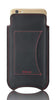 iPhone 8 / 7 Wallet Case in Black Napa Leather | Screen Cleaning Sanitizing Microfiber Lining | Smart Window.