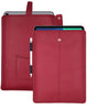 iPad Pro Sleeve Case in Rose Red Faux Leather | Screen Cleaning and Sanitizing Lining.