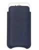 iPhone 6/6s Plus Wallet Case in Blueberry Blue Genuine Leather | Screen Cleaning Sanitizing Lining.