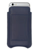 iPhone 6/6s Plus Wallet Case in Blueberry Blue Genuine Leather | Screen Cleaning Sanitizing Lining.
