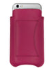 iPhone 6/6s Plus Wallet Case in Samba Red Genuine Leather | Screen Cleaning Sanitizing Lining.