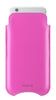 iPhone 6/6s Pouch Case in Pink Napa Leather | Screen Cleaning Sanitizing Lining | smart window