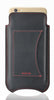 iPhone 8 Plus / 7 Plus Wallet Case in Black Napa Leather | Screen Cleaning Sanitizing Lining.