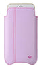 iPhone 8 Plus / 7 Plus Case in Purple Faux Leather | Screen Cleaning Sanitizing Lining.