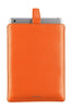 Apple iPad Sleeve Case in Orange Vegan Leather | Screen Cleaning and Sanitizing Lining.