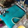 Apple iPad Sleeve Case in Blue Vegan Leather | Screen Cleaning and Sanitizing Lining