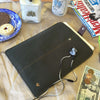 iPad mini Sleeve Case in Green Cotton Twill | Screen Cleaning Sanitizing Lining.