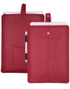 iPad Pro Sleeve Case in Rose Red Faux Leather | Screen Cleaning and Sanitizing Lining.