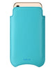 NueVue iPhone 11/iPhone XR Case Faux Leather | Teal Blue | Sanitizing Screen Cleaning Case