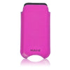iPhone SE, 5 Pouch Case in Pink Napa Leather | Screen Cleaning Sanitizing Lining
