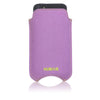 iPhone SE, 5 Pouch Case in Purple Canvas | Screen Cleaning antimicrobial lining