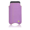iPhone SE, 5 Pouch Case in Purple Canvas | Screen Cleaning antimicrobial lining