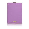 iPad mini Sleeve Case Canvas in Light Purple | Screen Cleaning Sanitizing Lining.